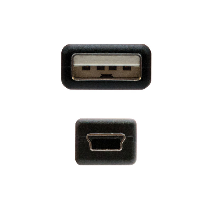EAN 8433281004405 - Nanocable 10.01.0403 cable USB USB 2.0 3 m USB A Mini-USB B Negro imagen 3