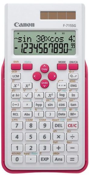 EAN 4960999799810 - Canon F-715SG calculadora Bolsillo Calculadora científica Rosa, Blanco imagen 1