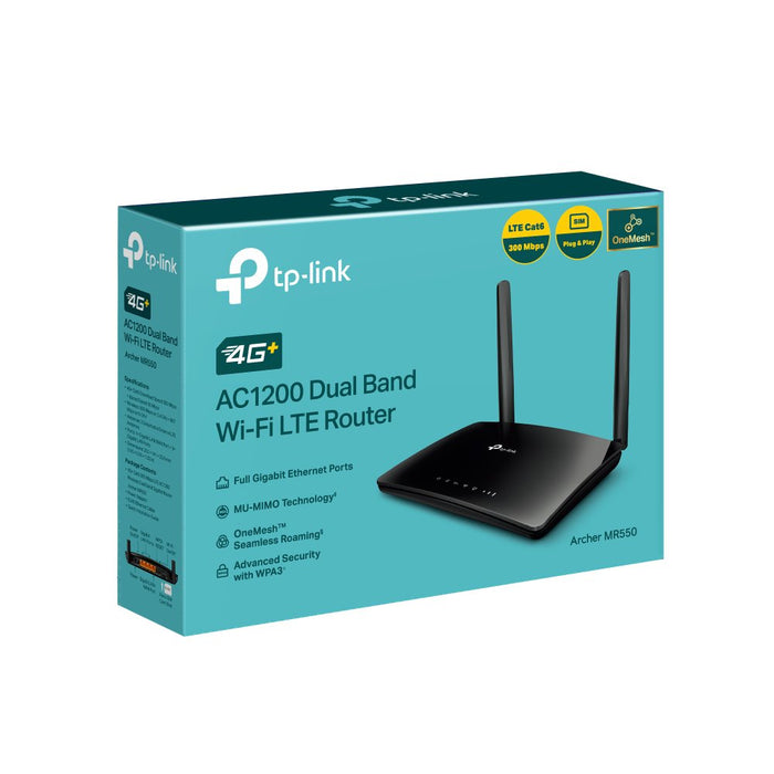 Tp-Link Archer Mr550 4g+ Cat 6 Ac1200 Wi-Fi Dual Band Router