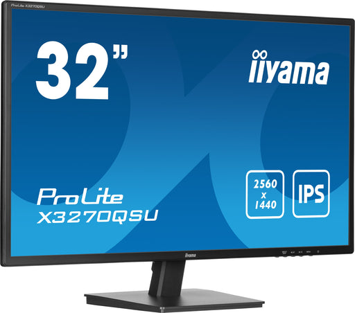 EAN 4948570123643 - iiyama ProLite X3270QSU-B1 pantalla para PC 80 cm (31.5") 2560 x 1440 Pixeles Wide Quad HD LED Negro imagen 1