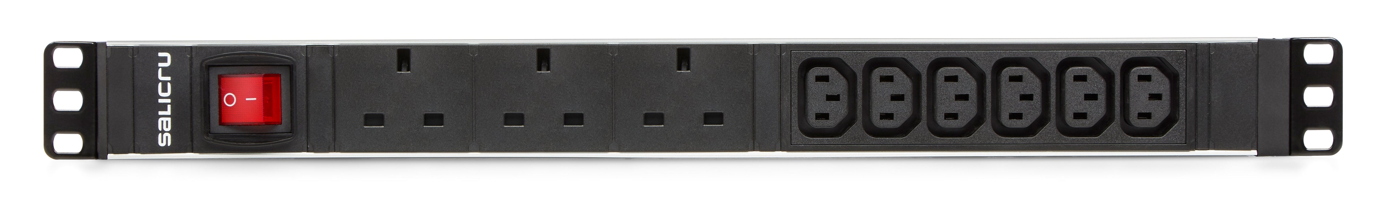 Salicru Sps 3f+6f Pdu Uk+C13/C14 Regleta Eléctrica