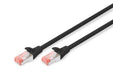 EAN 4016032321644 - Digitus DK-1644-010/BL cable de red Negro 1 m Cat6 S/FTP (S-STP) imagen 1