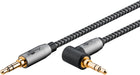 EAN 4040849652820 - Goobay 65282 cable de audio 3 m 3,5mm TRS Negro, Plata imagen 1