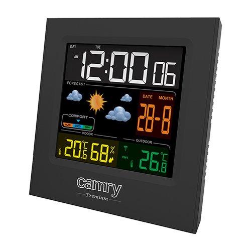 EAN 5902934831499 - Camry Premium CR 1166 estación meteorológica digital Negro AC/Batería imagen 1