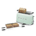 EAN 8017709190910 - Smeg TSF02PGEU tostadora 6 4 rebanada(s) 1500 W Verde imagen 2