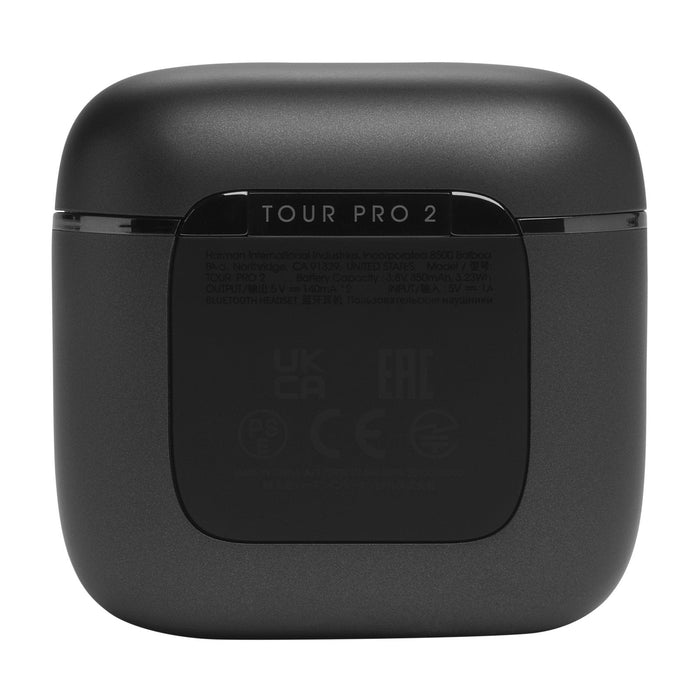 Jbl Tour Pro 2 True Wireless Noise Cancelling Ie Headphones Black