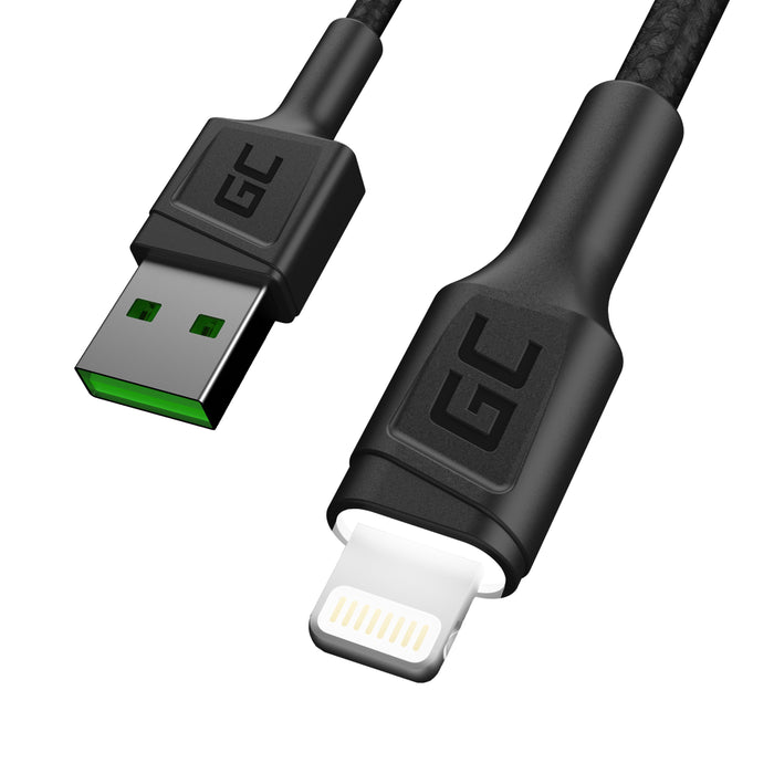 EAN 5903317229773 - Green Cell KABGC12 cable de conector Lightning 2 m Negro imagen 2
