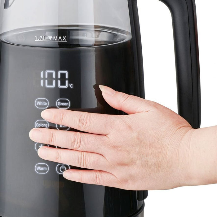 Tetera Eldom C530 Nevo  Eléctrica 1,7 L 2200 W Negro, Transparente