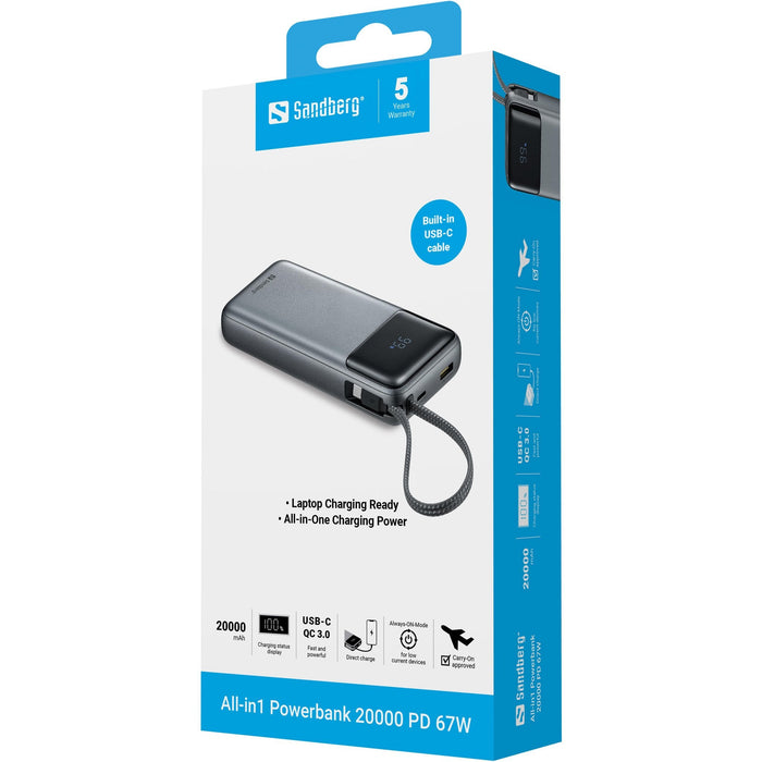 All-In1 Powerbank 20000 Pd 67w All-In1 Powerbank 20000 Pd67w