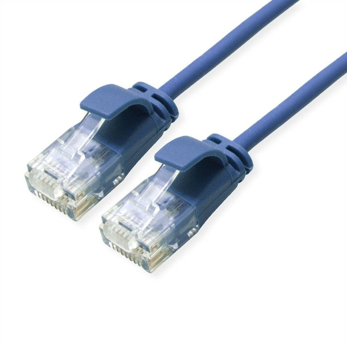Roline Verde Utp Cable De Red Cat.6a (Class Ea), Lsoh, Slim, Blau, 1 M