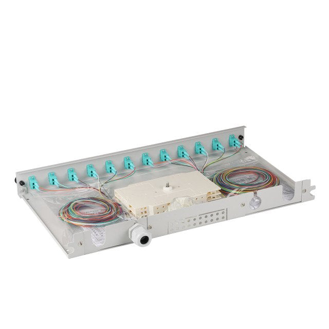 Efb Spleissbox Lc 50 125á Om3 Ausziehbar, 12pigtails   6 Kupp