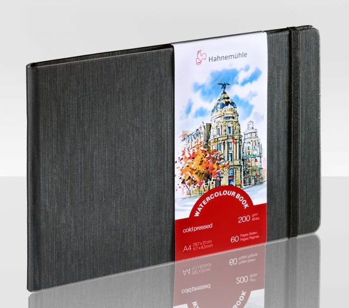 Hahnemühle Watercolour Book A 4 Landscape Format 60 Pages  200g