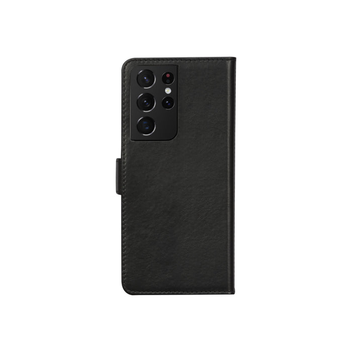Dbramante1928 Lynge Funda Con Tapa Para Teléfono Móvil Cuero De Grano Entero Negro Para Samsung Galaxy S21 Ultra 5g
