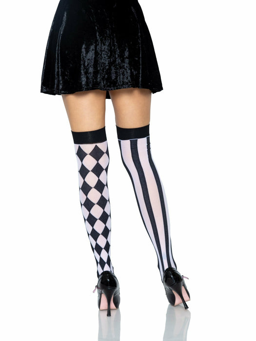 EAN 0714718450797 - Leg Avenue 6120_00722 pantis y media Negro, Blanco imagen 2