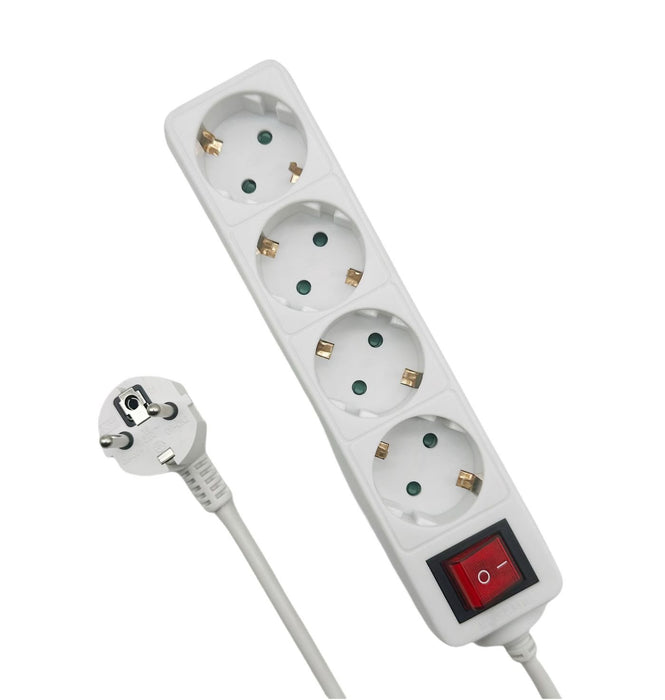 EAN 5715063307243 - Microconnect MC-GRU0045WS base múltiple 5 m 4 salidas AC Interior Blanco imagen 2