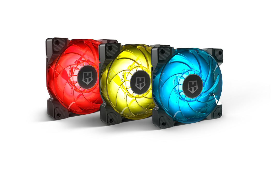 EAN 8436532168338 - NOX H-SYNC Carcasa del ordenador Ventilador 12 cm Negro, Transparente imagen 5