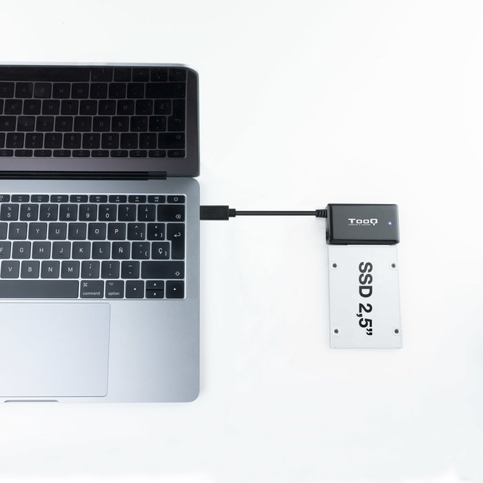 EAN 8433281011397 - TooQ TQHDA-02C base de conexión para disco duro USB 3.2 Gen 1 (3.1 Gen 1) Type-C Negro imagen 4