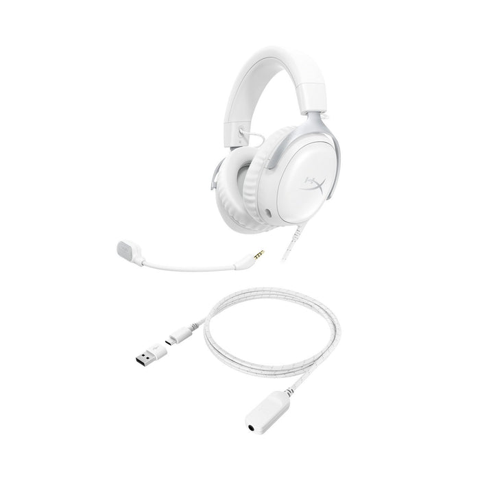 EAN 0199251514081 - HyperX Cloud III - Gaming Headset (White) Alámbrico Diadema Juego USB Tipo C Blanco imagen 3