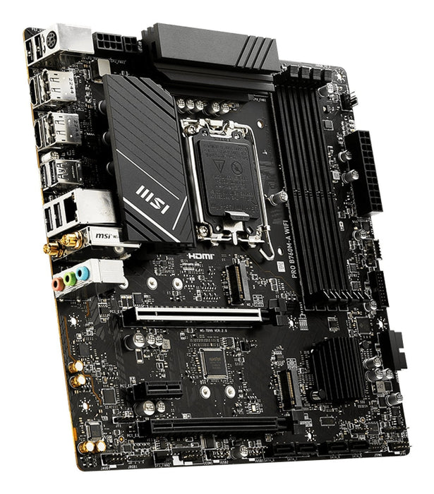 Msi Placa Base Pro B760m-A Wifi  Ddr5 Atx Lga1700