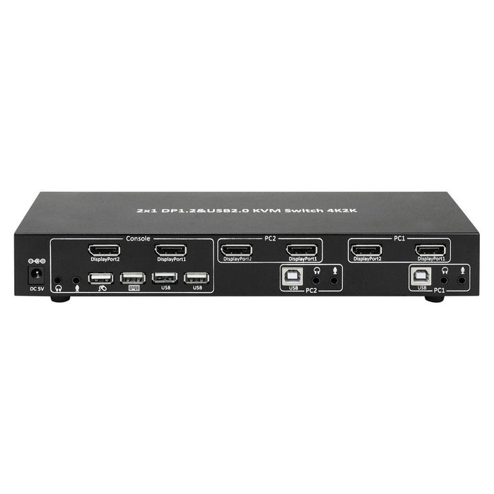 EAN 8051128101928 - Techly IDATA DP-KVM2 interruptor KVM Negro imagen 2