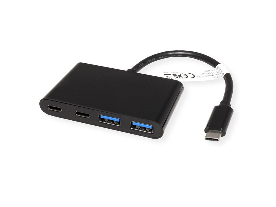 Value Usb 3.2 Gen 2 Hub, 4fach (2x A+ 2x C), Typ C Anschlusscable