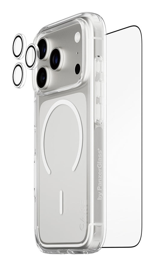 EAN 5715685027390 - PanzerGlass ® | CARE by ® 3-in-1 Flagship Explorer Bundle iPhone 17 Pro Protector de pantalla Apple 1 pie imagen 2