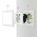 EAN 8433281009707 - Nanocable 10.35.0010 toma de corriente CEE 7/3 + USB Blanco imagen 7