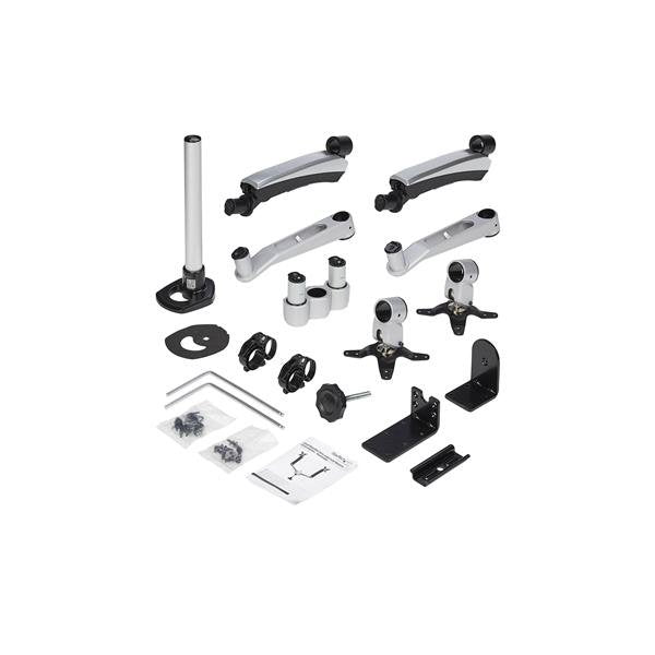 EAN 0065030863759 - StarTech.com ARMDUAL30 soporte para monitor 76,2 cm (30") Escritorio Negro, Plata imagen 15
