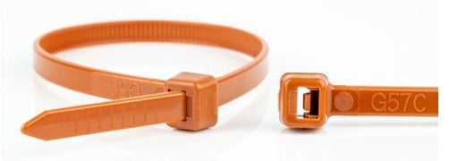 EAN 8717278572116 - WKK 11032171 presilla Brida reutilizable Plástico Marrón 100 pieza(s) imagen 1