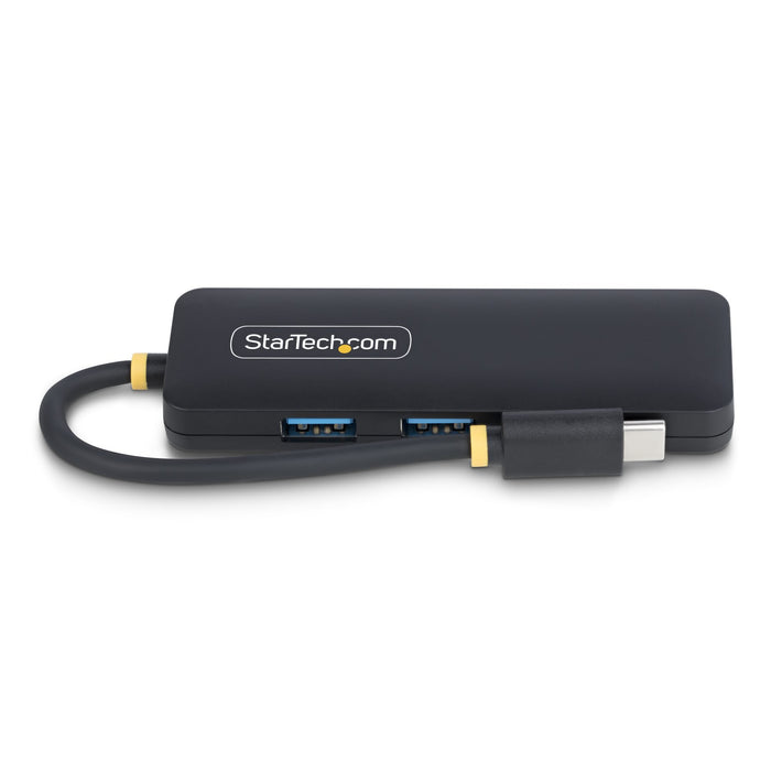 EAN 0065030912136 - StarTech.com H5C4A-USB-HUB hub de interfaz USB 3.2 Gen 1 (3.1 Gen 1) Type-C 5000 Mbit/s Negro imagen 6