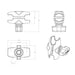 EAN 0793442002649 - RAM Mounts RAM-B-201U-A accesorio o pieza para soporte imagen 3