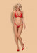 EAN 5901688216675 - Obsessive 838-SET-3 S/M conjunto de ropa interior y bodi Conjunto de lencería Rojo Poliamida imagen 3