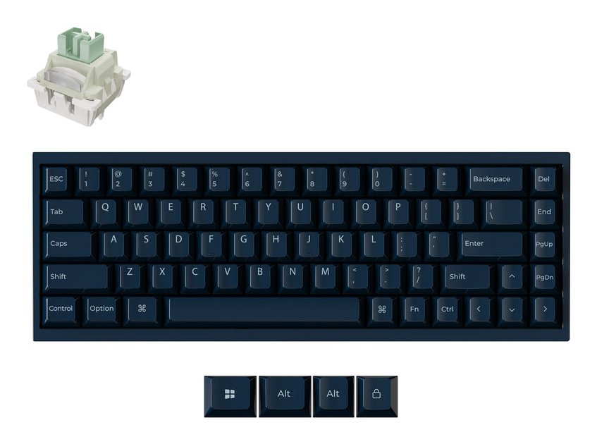 Keyboard Usb-C Q16 He 8k/Navy Blue Q16hw-J1 Keychron