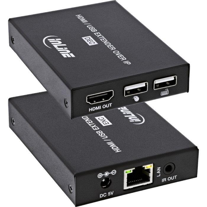 Kvm Extender Sobre Ip, Hdmi , Full-Hd , 150m , Set