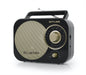 EAN 3700460205454 - Muse M-055 RB Portátil Analógica Negro, Oro imagen 1