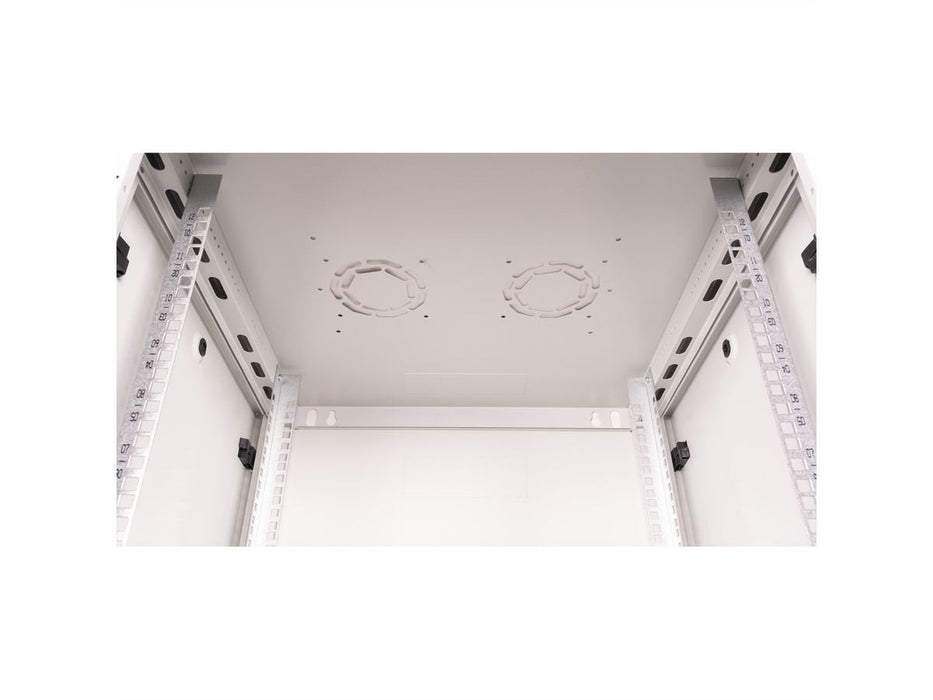 Roline 19-Zoll Wandgehuse Basic Plus 12he, 600x600 Bxt Grau
