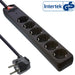 EAN 4043718188277 - InLine 16461P base múltiple 1,5 m 6 salidas AC Negro imagen 1