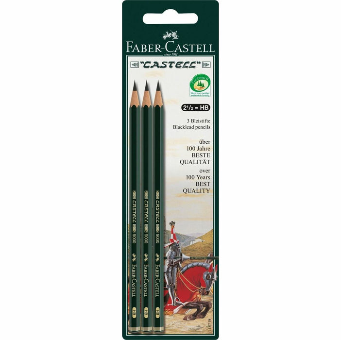 EAN 4005401107989 - Faber-Castell 110798 lápiz de grafito HB 3 pieza(s) imagen 1