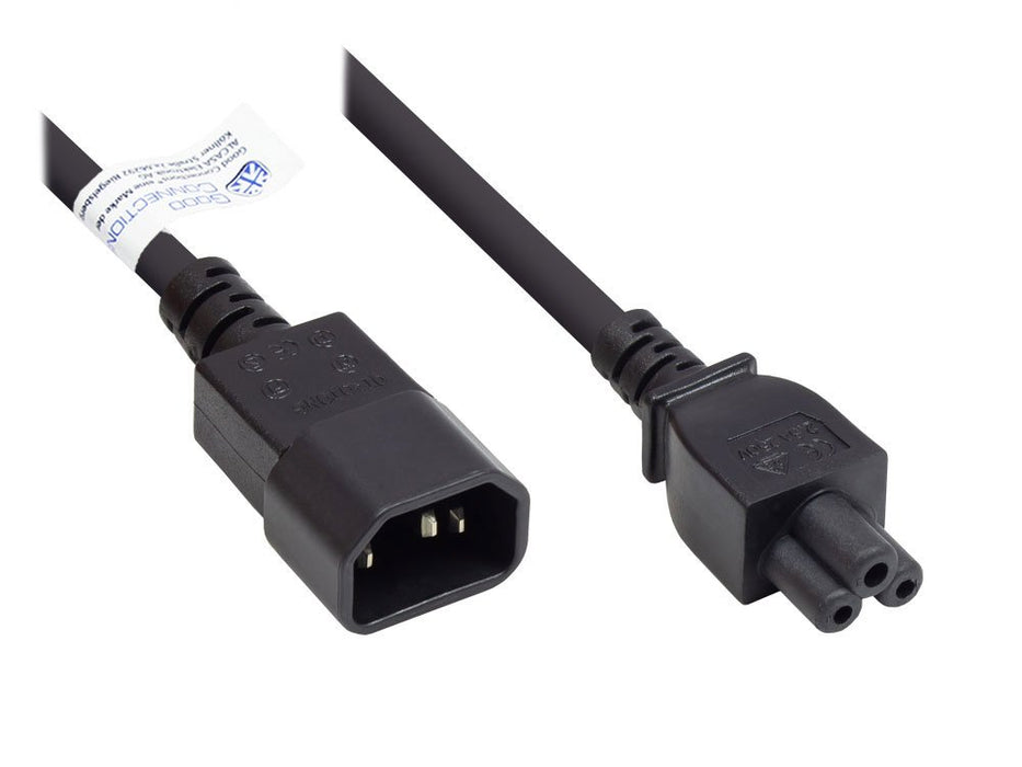 EAN 4014619710928 - Alcasa P1405-S020 cable de transmisión Negro 2 m C14 acoplador C5 acoplador imagen 1