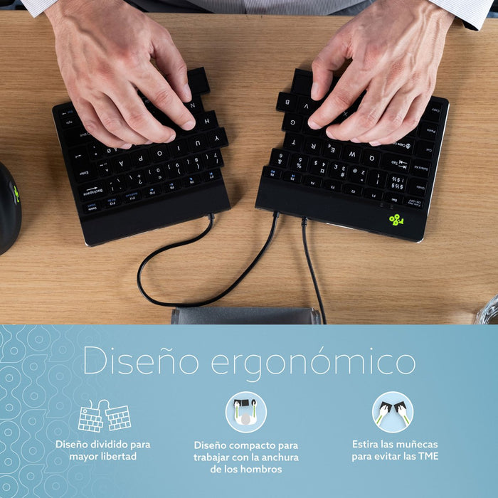 EAN 8719274490784 - R-Go Tools RGOSP-UKWIBL teclado Oficina USB Inglés del Reino Unido imagen 9