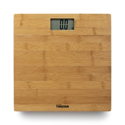 EAN 8713016086082 - Tristar WG-2432 báscula de baño Plaza Bamboo Báscula personal electrónica imagen 1