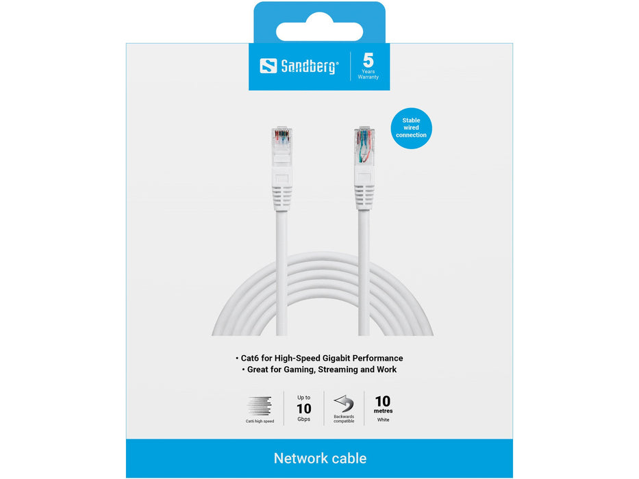 EAN 5705730506970 - Sandberg 506-97 cable de red Blanco U/UTP (UTP) imagen 2