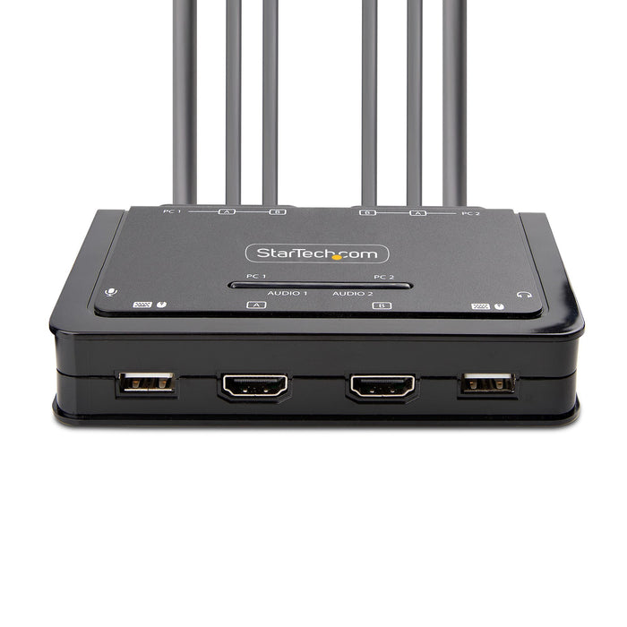 EAN 0065030899222 - StarTech.com C2-DH46-UA2-CBL-KVM interruptor KVM Negro imagen 3