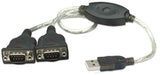 EAN 0766623174947 - Manhattan 174947 cable de serie Negro 0,45 m DB9 imagen 1