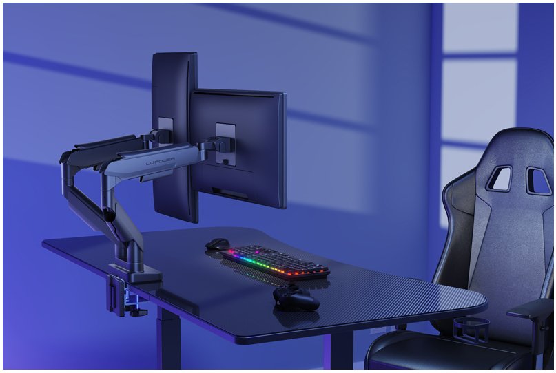EAN 4262443280197 - LC-Power LC-EQ-A34B-D soporte para monitor 86,4 cm (34") Escritorio Negro imagen 7