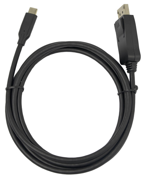 Deltaco 8k Usb-C/Displayport Kabel 7680x4320 30hz 2m Schwa