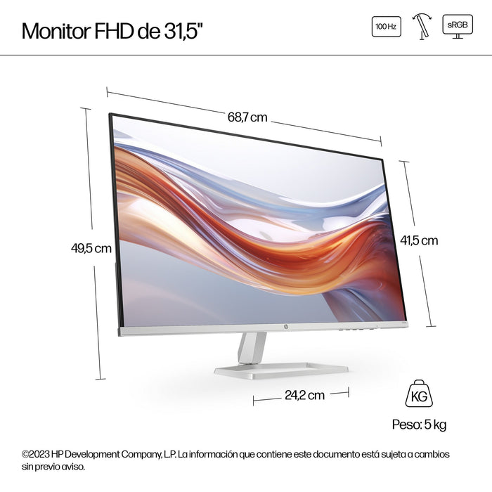 EAN 197498944463 - HP Series 5 31.5 inch FHD Monitor - 532sf pantalla para PC 80 cm (31.5") 1920 x 1080 Pixeles Full HD LCD N imagen 11
