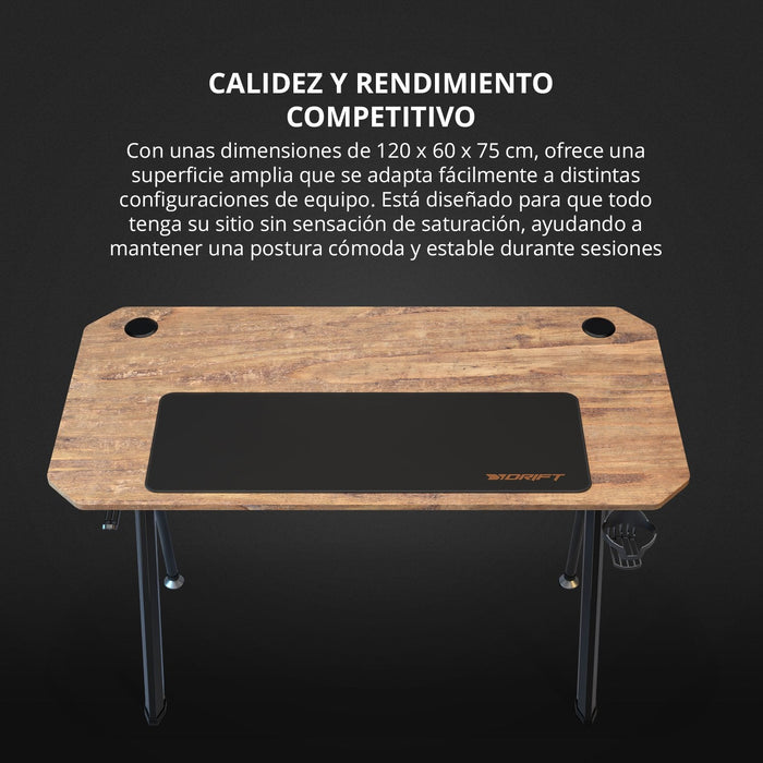 Mesa Gaming Drift  Dz175 Avanzado Madera