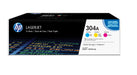 EAN 0887111403032 - HP 304A 3-pack Cyan/Magenta/Yellow Original LaserJet Toner Cartridges cartucho de tóner 3 pieza(s) Cian,  imagen 1