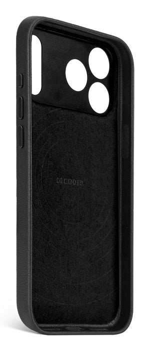 Decoded Leather Backcover Iphone 17 Pro Black